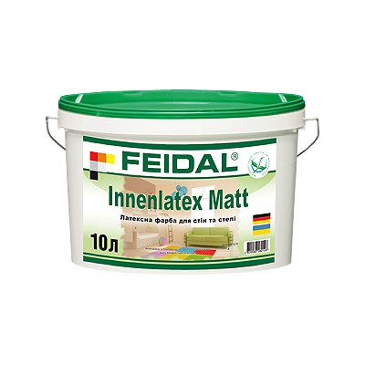 Файдаль Интерьерная краска акриловая Innenlatex Matt супербелая Морозостойкая (2,5 л)