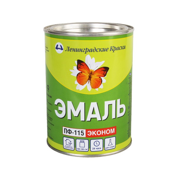 Эмаль ПФ-115 "Эконом" зеленая 2,7 кг (6 шт/уп)