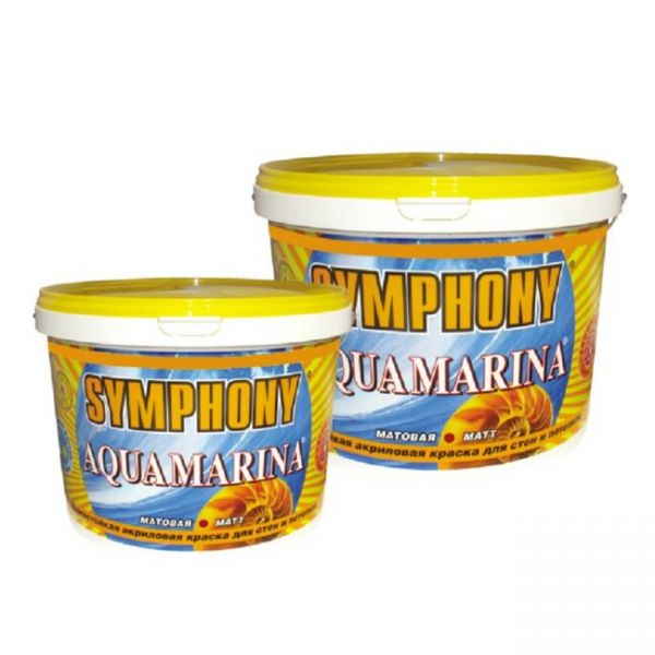 Symphony Краска интерьерная Аква марина С (2.7л) пласт.ведро