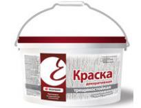 Краска структурная трещиностойкая (8 кг) пласт.ведро