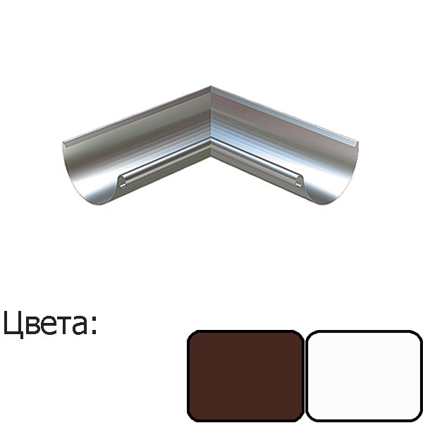 Угол внутренний 90о Lindab (125/87) белый