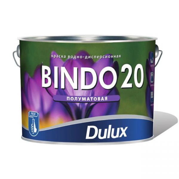 Краска Dulux Bindo 20 база BW (белый) (1л)