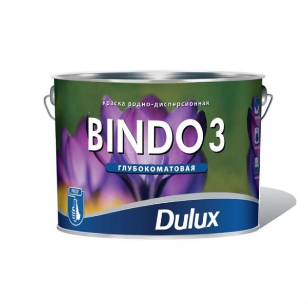 Краска Dulux Bindo 3 база BW (белый) (2,5л)
