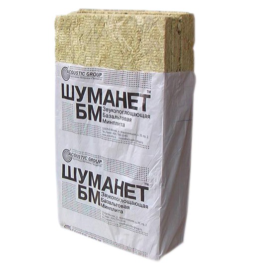 Звукопоглощающая плита Шуманет-БМ из минеральной ваты