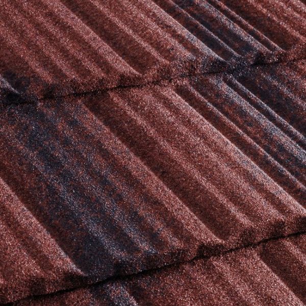 Черепица композитная Metrotile MetroShake II Красно-черный