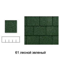 Черепица гибкая Icopal Siplast Versite Carre лесной зеленый