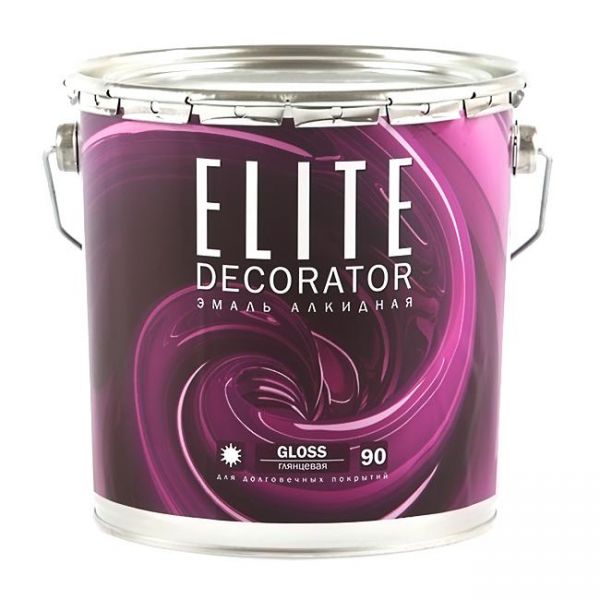 Эмаль тиксотропная "Elite decorator" глянцевая основа Д (9 л)