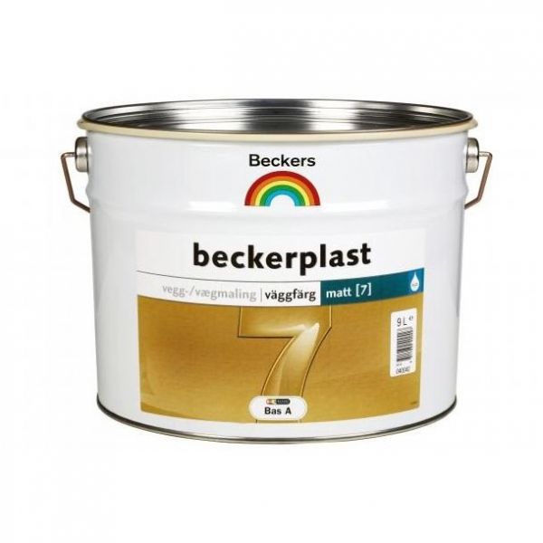 Краска "BeckerPlast 7" для стен и потолков Bas А (0,9 л)