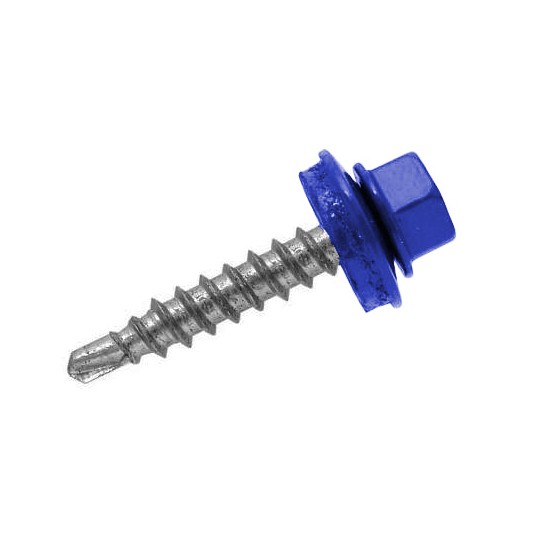 Саморезы кровельные по металлу Daxmer 5,5*19 мм RAL5005 синие